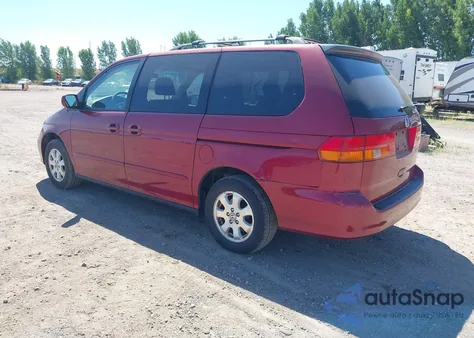2004 Honda Odyssey Ex из США, поврежденный, VIN 5FNRL18684B009176